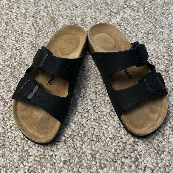 CUSHIONAIRE Sz 6.5 Lane Birkenstock Style Comfort Slip On Slide Flats Sandals - Picture 2 of 4